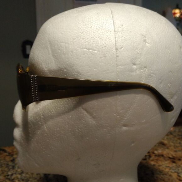 Nicole Miller Women's Versailles 57 17 130 Green Brown Sunglasses Rectangle - Picture 5 of 14